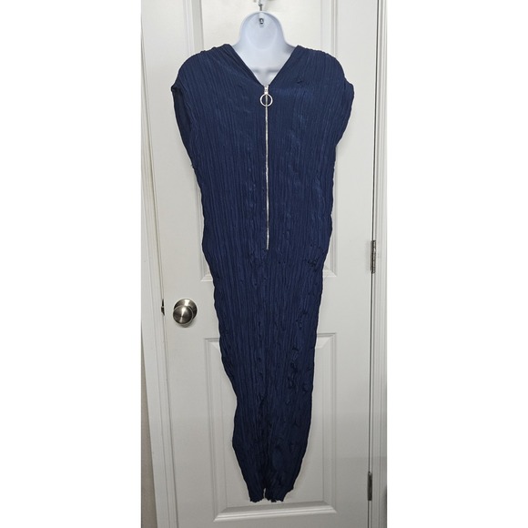 Partow Liana Micropleat Midi Dress In  Dusk Blue‎ Womens Sz 2 NWT - Picture 13 of 16